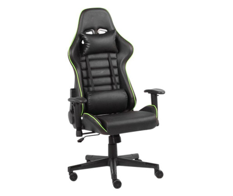 Gamer stolička v rôznych farbách- pro, čierno- zelená