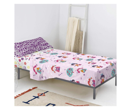 Komplet posteljine i 1 jastučnice Cherry Blossom