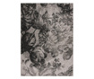 Covor sisal Floorlux 20491 Flori argintiu si negru 80x150 cm  80x150 cm