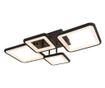Lustra led Clics Kosmos, 120W, reglabila prin telecomanda, lumina calda, rece, neutra, negru