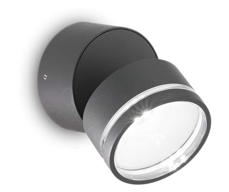 Zidna Lampa Omega Ap Round Antracite 3000K 285450 Ideal Lux