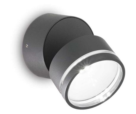 Zidna Lampa Omega Ap Round Antracite 4000K 285467 Ideal Lux