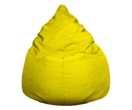 Fotel puff, babzsák, sensation sárga - vízálló anyag
