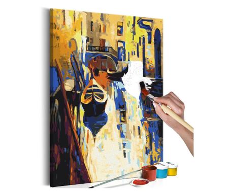 Pictura pe numere - Venice (Gondolas) - 40x60cm