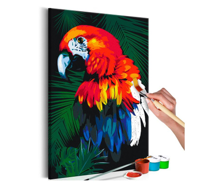 Pictura pe numere - Parrot - 40x60cm