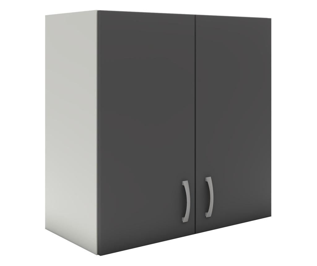 Corp Superior haaus, 2 Usi, Antracit/Alb, 60 x 30 x 60 cm