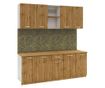 Set Bucatarie haaus Nisa, Stejar Wotan/Alb, L 200 cm thumbnail 1
