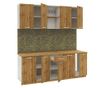 Set Bucatarie haaus Nisa, Stejar Wotan/Alb, L 200 cm thumbnail 2