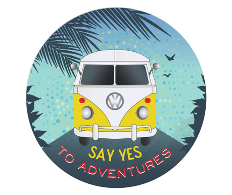Табелка-картичка - код:a - say yes to adventures
