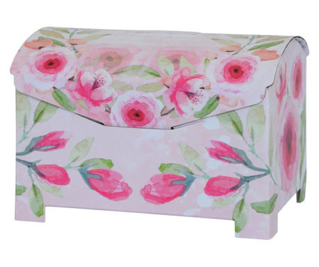 Кутийка за подаръци/ касичка - Розови цветя