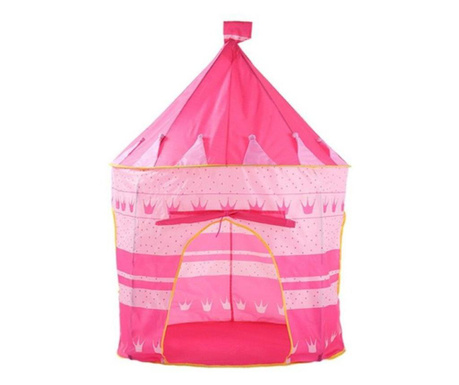 Палатка за игра за момичета принцеси, розова, LeanToys, 9502