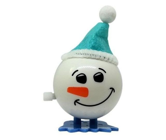 Set 12 jucarii, pinguin, ren, om de zapata si mos de Craciun, pentru copii MCT 7171