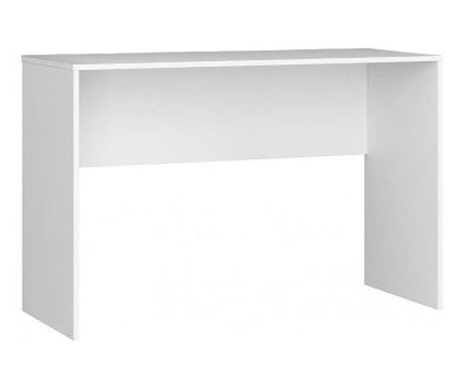 Компютърно бюро, ламинирана плоскост, бяло, 120x50x79 см