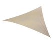Copertina parasolar, triunghiulara, crem, 5x5x5 m