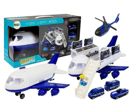 Полицейски самолет, автовоз, детска играчка MCT 7203