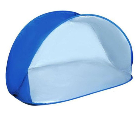 Strandsátor UV védelemmel, huzat, kék, 150x100x80 cm, Isotrade