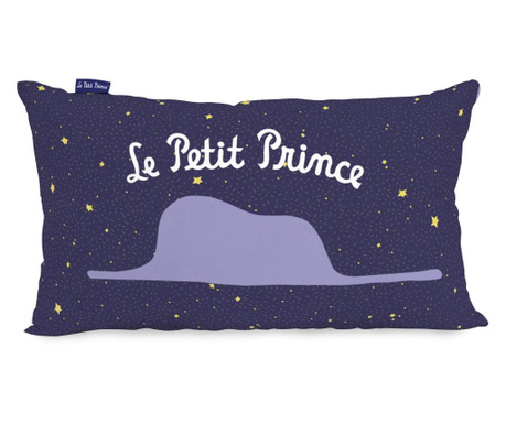 Fata de perna Le Petit Prince, Pensant, bumbac, 30x50 cm, multicolor
