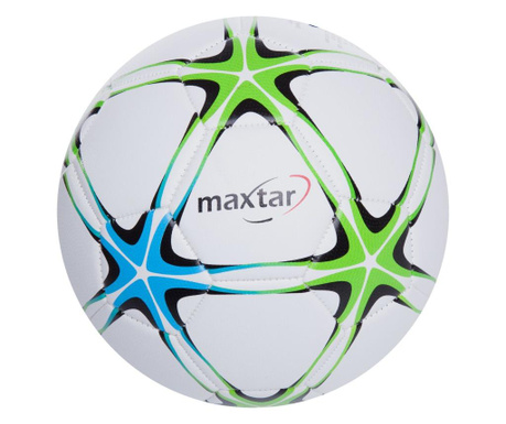 Minge fotbal maxtar 330-350g 0.33 kg alb/ albastru/ verde  Marime 5