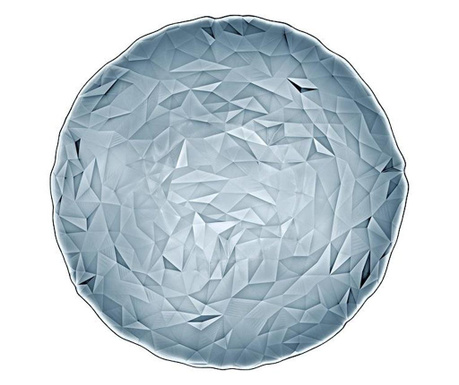 Bormioli Diamond farfurie suport din sticla ocean blue D33xh1,4 cm