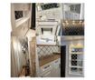 Set 58 Oglinzi Acrilice din PVC - Diamant Romb Sticker Auto-adeziv Decorativ pentru Baie Living si Bucatarie 100 x 100 cm