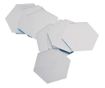 Set Oglinzi Design Hexagon - Oglinzi Decorative Acrilice Silver 29 buc