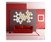 Set Oglinzi Design Hexagon - Oglinzi Decorative Acrilice Silver 29 buc