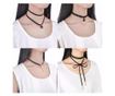 Set 10 coliere pentru gat tip Choker Fashion Black