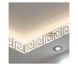 Set Oglinzi Design Versace - Oglinzi Decorative Acrilice Silver Plated - Luxury Home 10 bucati/set