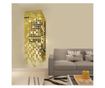 Set Oglinzi Design Patrat - Oglinzi Decorative Acrilice 4/4 Gold 100 buc