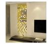 Set Oglinzi Design Patrat - Oglinzi Decorative Acrilice 4/4 Gold 100 buc