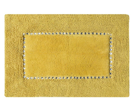 Килим за баня Eurofirany, Chic, памук, 50x70 cm, жълт