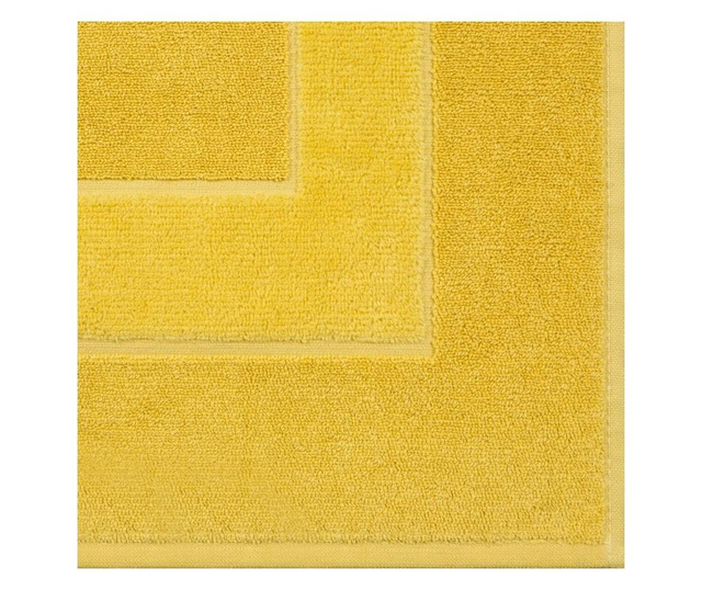 Kupaonski tepih Eurofirany, Lucy, pamuk, 60x90 cm, žuta