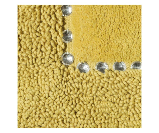 Kupaonski tepih Eurofirany, Chic, pamuk, 75x20 cm, žuta