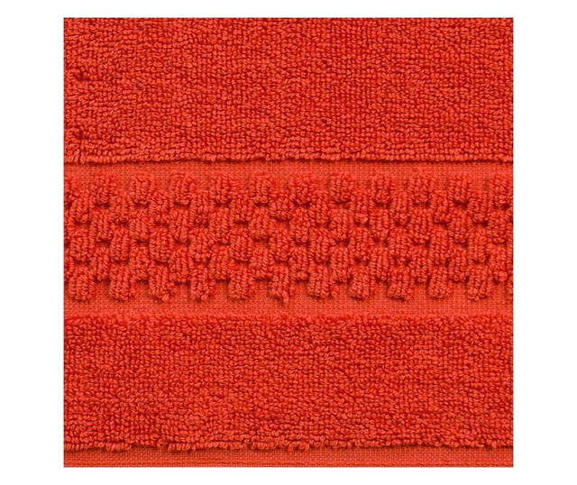 Kupaonski tepih Eurofirany, Caleb, pamuk, 50x70 cm, narančasta