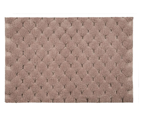 Kupaonski tepih Eurofirany, Lucas, poliestera, pamuk, 60x90 cm, ružičasta