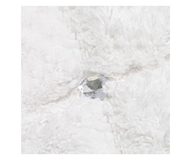 Kupaonski tepih Eurofirany, Chic, pamuk, 60x90 cm, bijela