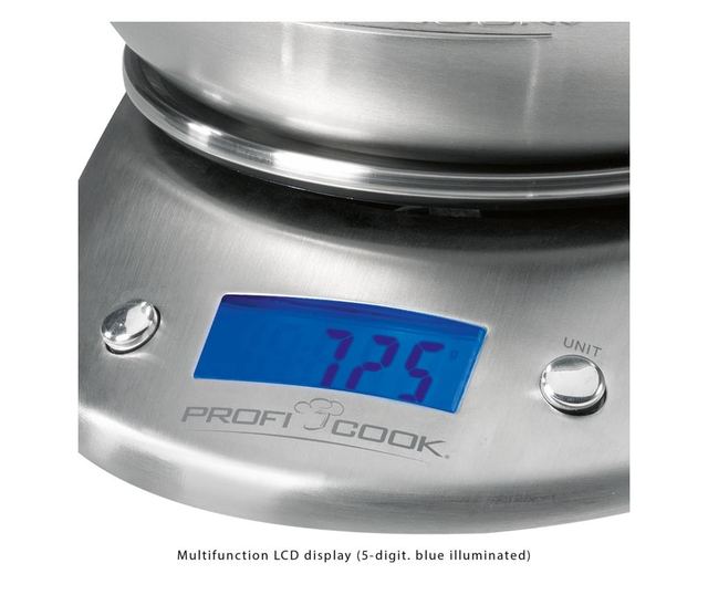 Cantar de bucatarie cu bol, proficook - kw1040