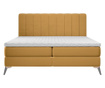 Łóżko kontynentalne ze schowkiem Aggaz 140x211 cm