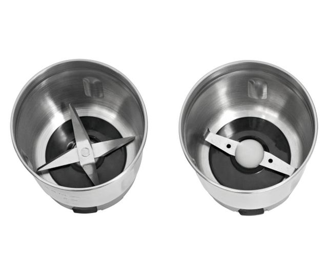 Proficook multifunkciós elektromos daráló, PC-KSW 1021, 2 kés, rozsdamentes acél, gyorscsiszolás, 2 tartály, űrtartalom 350 g, e
