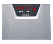 Graef szárító, DA510, 10 db 295 x 365 mm-es tálcával, BPA-mentes, állítható hőmérséklet és termosztát, ezüst