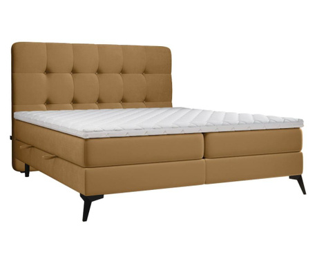 Łóżko kontynentalne ze schowkiem Sutton 200x211 cm