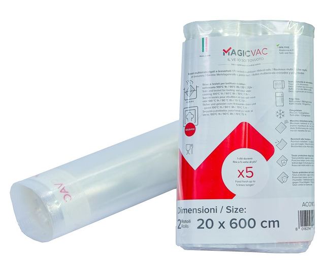 Set de 2 role pentru vidat, magic vac - 20 x 600 cm