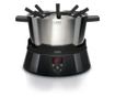 Caso 2282, FonDue szett, Indukcióval, 1000 W, 2,5 l, Hőmérséklet szabályozóval, Időzítővel, 8 fő számára, Fekete / Rozsdamentes
