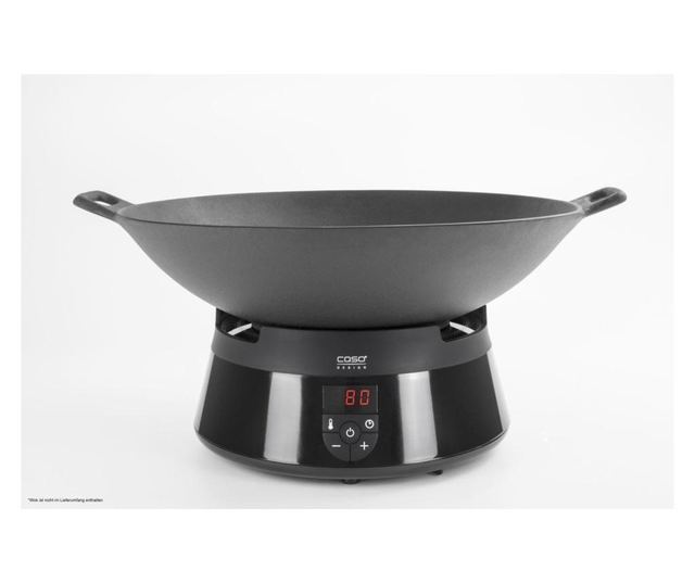 Caso 2282, FonDue szett, Indukcióval, 1000 W, 2,5 l, Hőmérséklet szabályozóval, Időzítővel, 8 fő számára, Fekete / Rozsdamentes