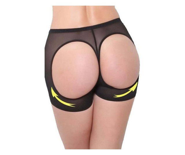 Lenjerie modelatoare lift underwear, tip boxeri, pentru ridicarea feselor, material elastic, eleganta, marime m, negru, Doty  62