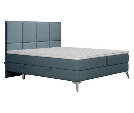 Boxspring krevet s prostorom za odlaganje Cube 186x211 cm