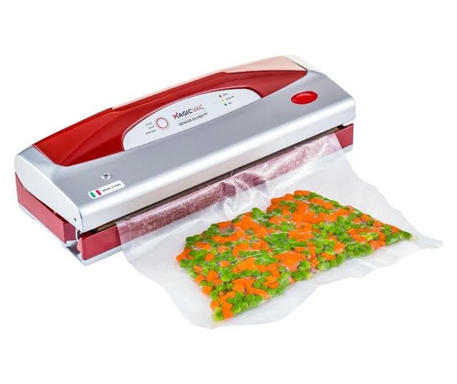 Aparat de vidat, magic vac - genius silver red