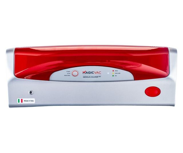 Aparat de vidat, magic vac - genius silver red