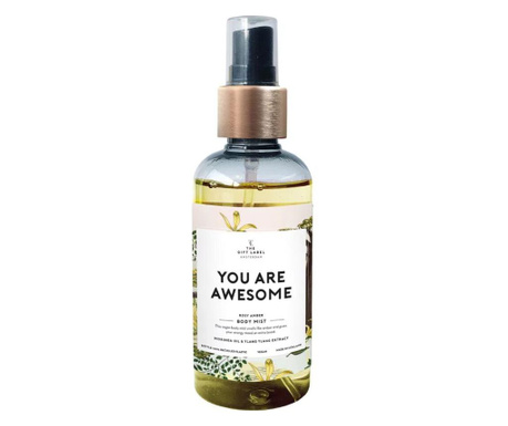 Spray de corp, the gift label - you are awesome, 100 ml