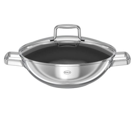 Tigaie wok, rösle - moments, 28 cm